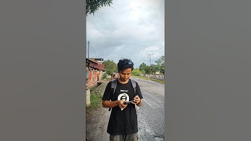 Jl. Poros Pinrang-Rappangpasang spanduk  12 Ishak fatarik #funny #viral #video #shortvideo #short