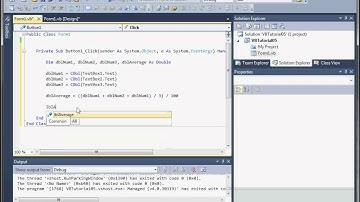 VB Tutorial 05 -- Intro to Type Conversion and Mathematical Operations