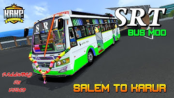 🎀 SRT BUS LIVERY RELEASED FOR SHRI KUMARAN BUS MOD | PASSWORD IN VIDEO 📌 | #bussid #busmods #krkpyt