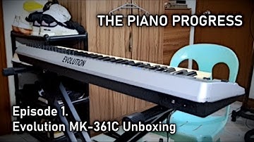 Evolution MK-361C MIDI Controller Unboxing | The Piano Progress Ep. 1 | Conrad Ian