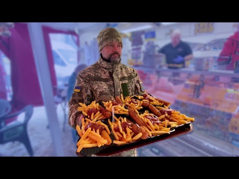 Friet en lekkers voor gewonde soldaten en de zorgzame zusters