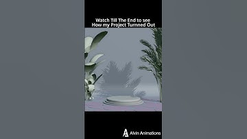 Abstract Podium For Cosmetic Products - How Its Made #blender #3d #3danimation