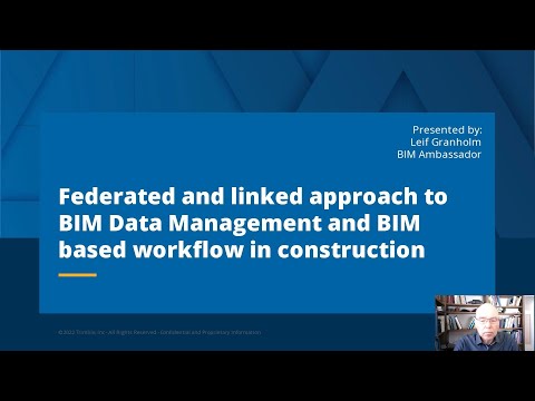 Federated and linked approach to BIM Data Management and BIM based workflow in construction