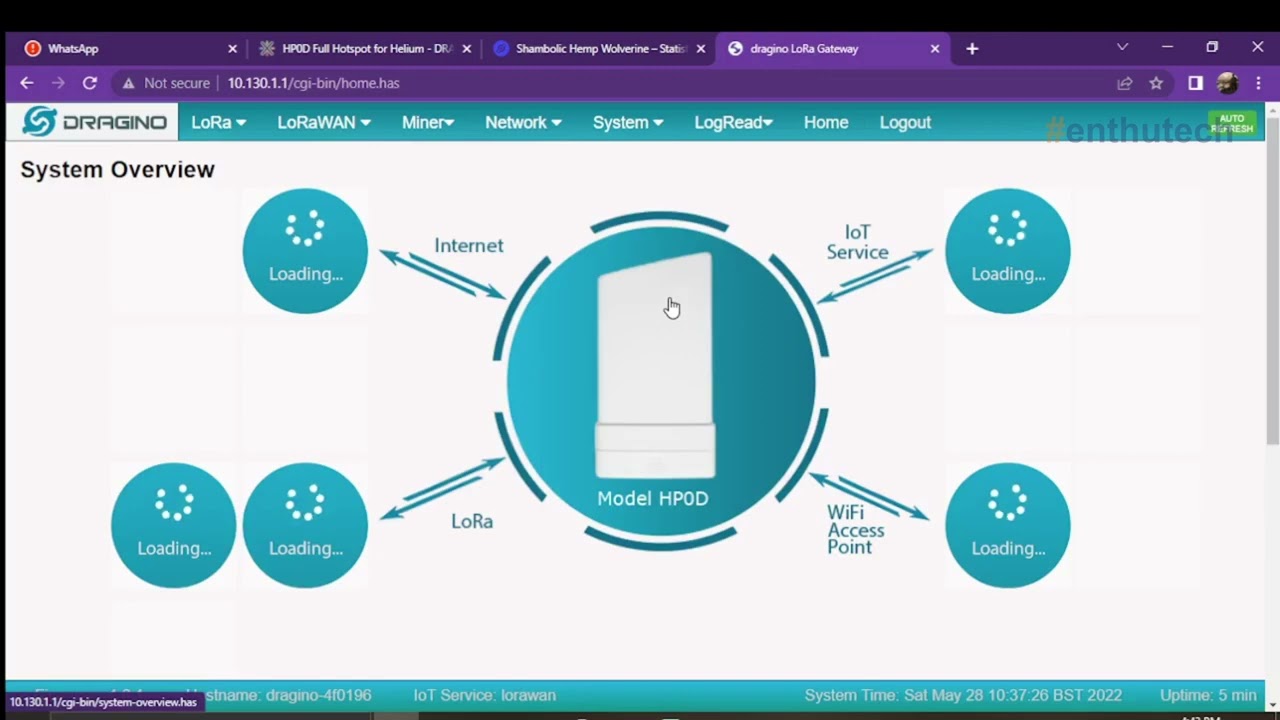 HP0D Helium Miner Configuration Video |  