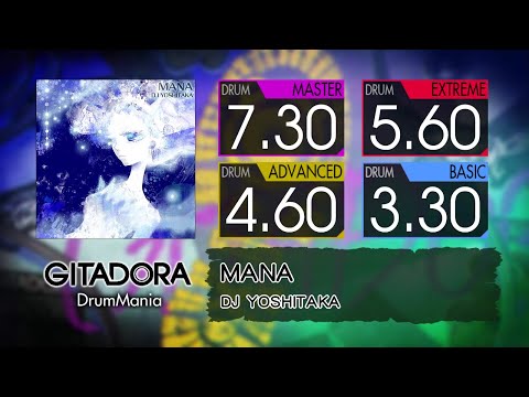 【GITADORA コナステ】 MANA (MASTER ~ BASIC) Drum
