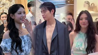 240529 Newjeans Haerin Cha Eunwoo & more at Dior Event in Seoul