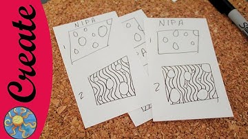 Zentangle Patterns : Nipa