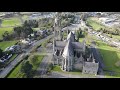 Circling the monaghan cathedral with a drone