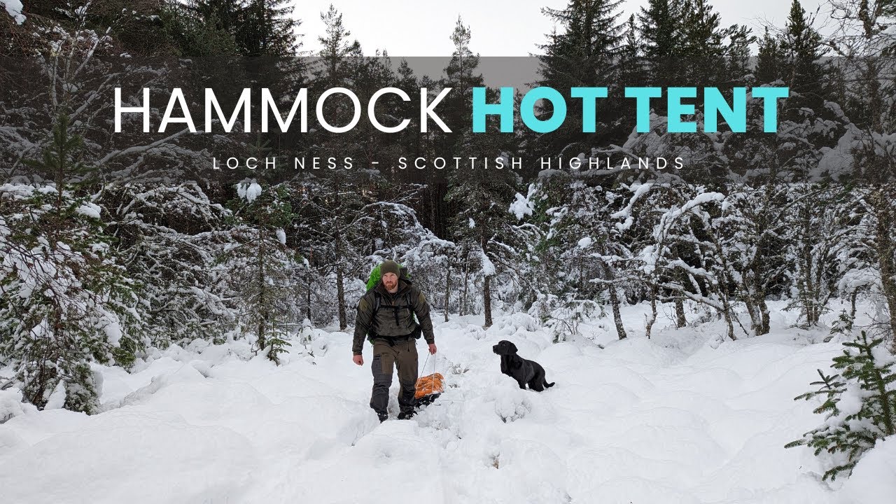 Hammock Hot Tent Winter Camping Loch Ness YouTube