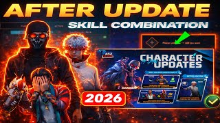 After Update Best Character Combination Best Character Combination In Free Fire