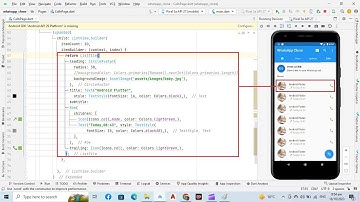 7) List View in Flutter Android Studio For Beginner step by step.
