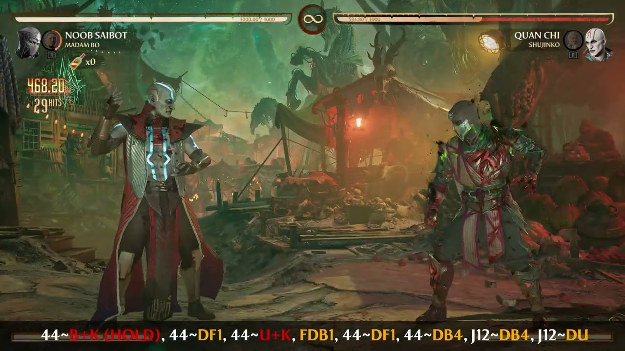 Just a bunch of Noob/Madam Bo kombos (with and without embrace kaos).