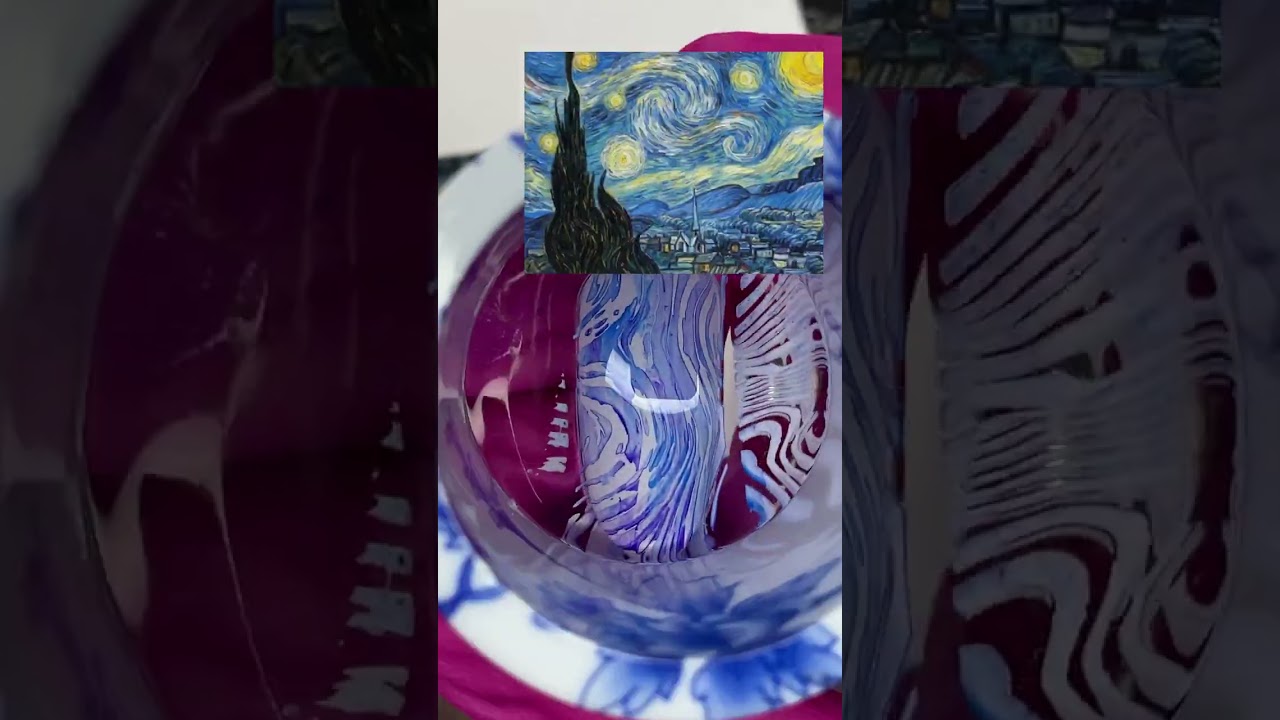 Гель-Лак TM Toki-Toki и Стемпинг всегда Успех. Дизайн на ногтях в стиле Ван Гога. 