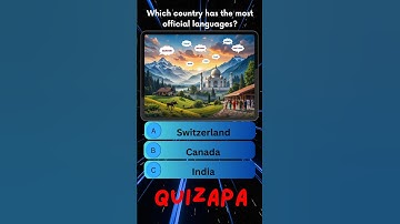 🌍 *Which Country Has the Most Official Languages?* 🇮🇳 | #Quizapa #India #OfficialLanguages #Trivia 🌐