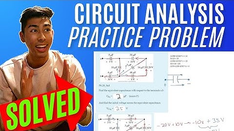 Intro to Circuit Analysis | Ch.6 Inductance and Capacitance | Q11: Find the equivalent capacitanc...