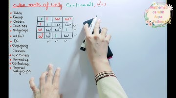 Group Theory | lec#73 Applying full group theory on cube roots of unity #mathematics #ppsc#maths