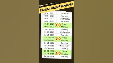 Calendar without weekdays in excel #excel #shorts #ytshorts #youtubeshorts #tips #tricks #msoffice