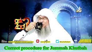 Correct procedure for Jummah Khutbah - Sheikh Assim Al Hakeem screenshot 5