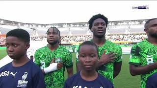National anthem of Nigeria v Angola quarter finals Africa Cup of Nations 2023