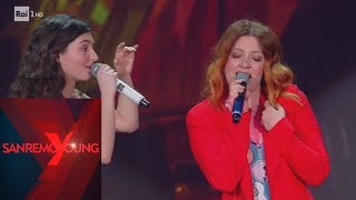 Video thumbnail of "4° Duetto: Tecla Insolia e Noemi cantano "L'amore si odia" - Sanremoyoung 01/03/2019"