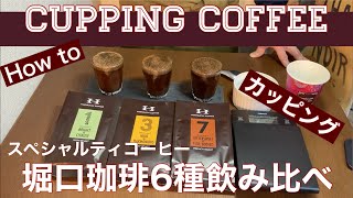 【カッピング】コーヒーテイスティング国際規準やり方(堀口珈琲スペシャルティコーヒー)