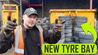 Maximizing Efficiency with the New Scrap Tyre Bay!
