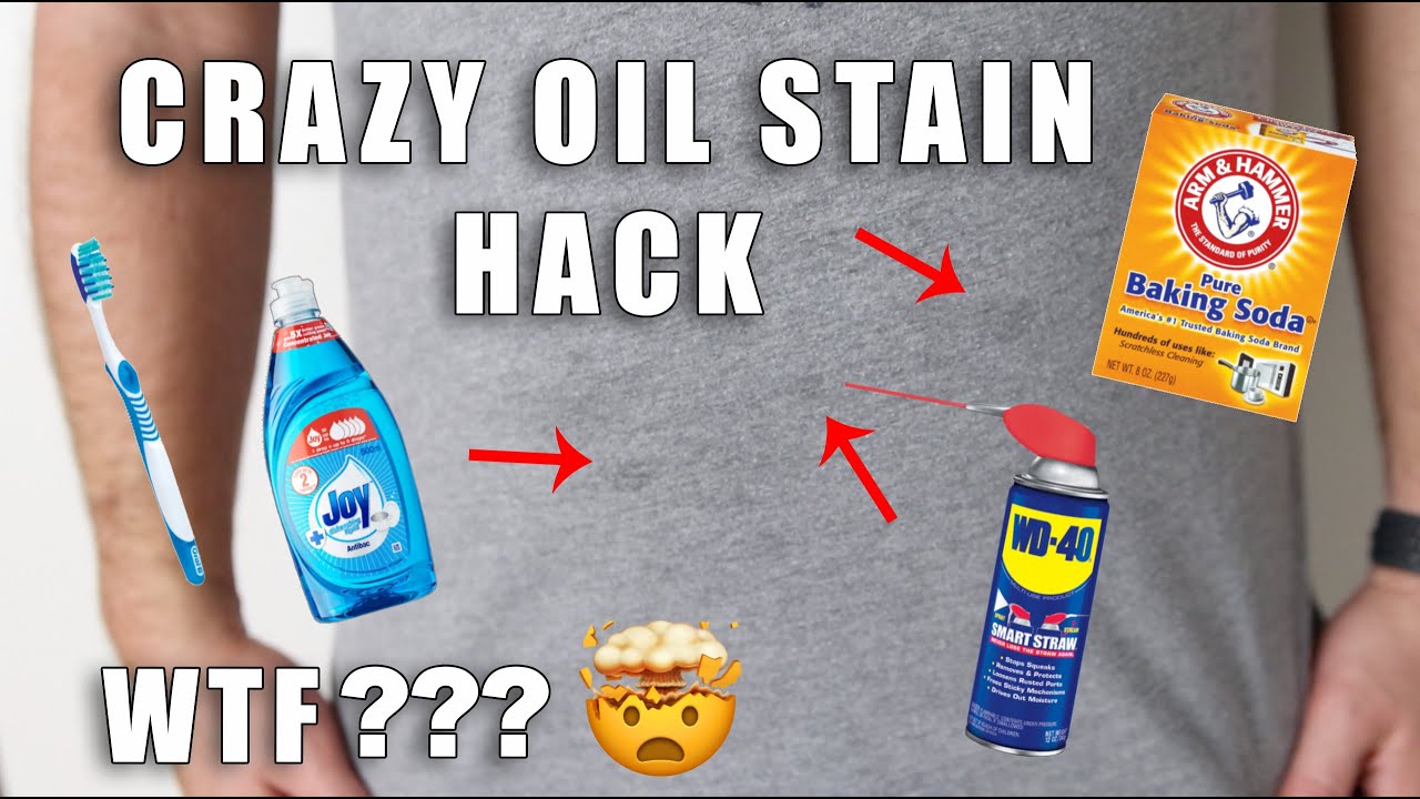 how-to-get-oil-stains-out-of-clothes-stainremoval-youtube