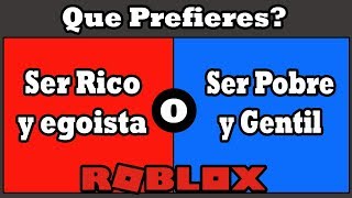 Roblox | Que prefieres? | Would you Rather?