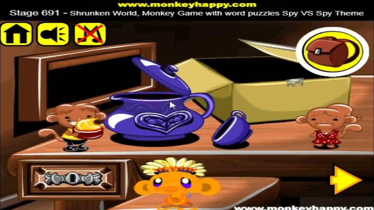 Прохождение Игры. Обезьянка Идёт К Счастью. Этап 691. Усохший Мир ...