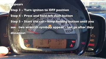 Smart Fortwo maintenance light reset (oil reset)