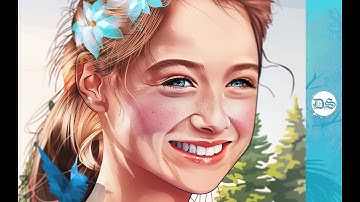 Raffey Cassidy - Vector/Vexel Speed Art #Photoshop