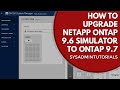 How to upgrade NetApp ONTAP 9.6 Simulator to ONTAP 9.7