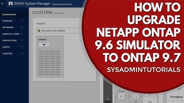 How to upgrade NetApp ONTAP 9.6 Simulator to ONTAP 9.7