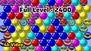 Bubble Shooter - Classic Pop: Full Hard Level - 2400 | Bubble Shooter Original Game (4k)  screenshot 1