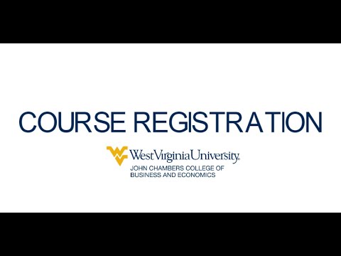 WVU Online Course Registration