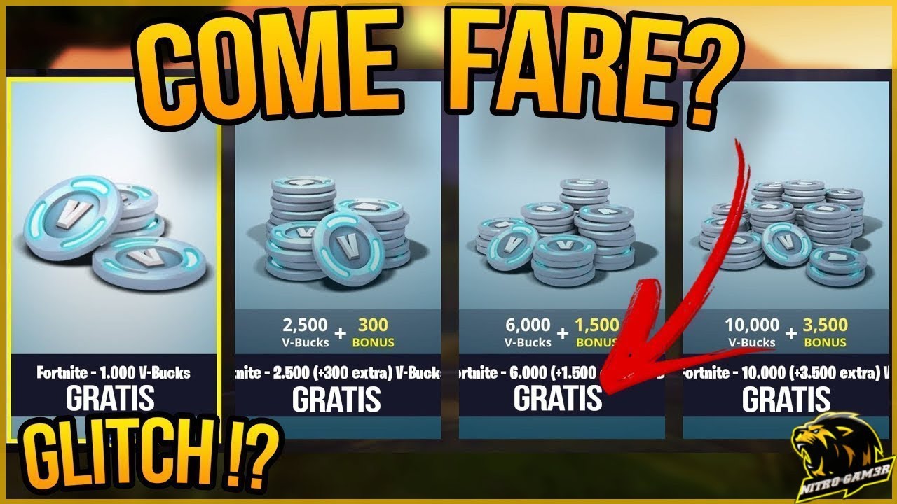 COME ottenere *GRATIS* 10k V-BUCKS su FORTNITE GLITCH CAPITOLO 2 SEASON