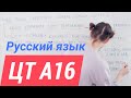 ЦТ А16.  Пунктуация