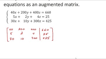 Augmented Matrices and Inserting Matrices in the TI-84 Plus CE