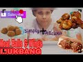 MEATBALL &amp; WINGS MUKBANG ( DELICIOUS &amp; HOT)