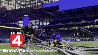 A behind-the-scenes look at how Ford Field prepares for big games