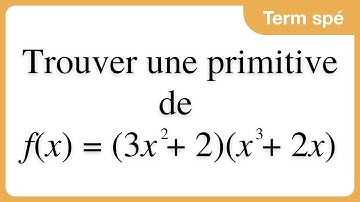 Comment déterminer une primitive d