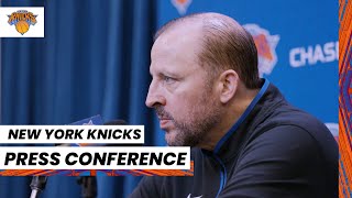 Coach Tom Thibodeau | NY Knicks Media Availability (October 21, 2022)