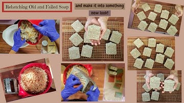 Rebatching of Mistakes or Failed Cold Process Soap/How to Rebatch Old Cold Process Bar Soap