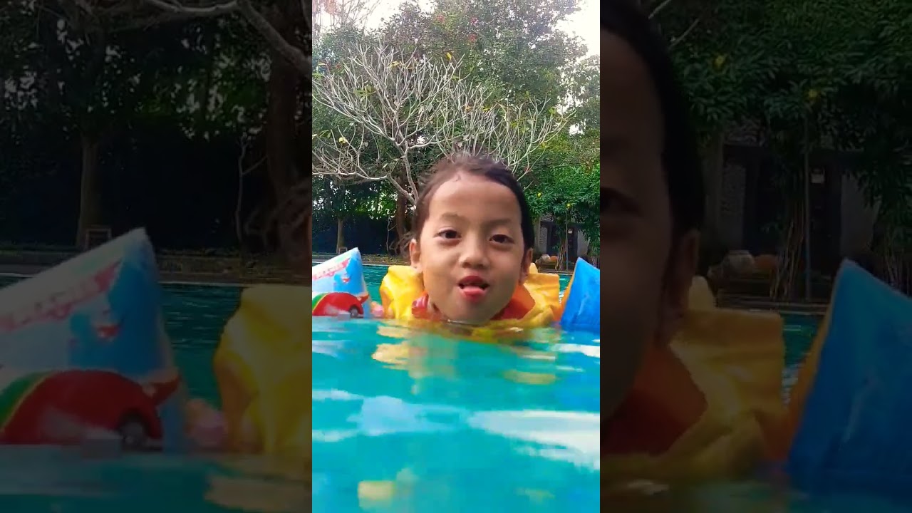 Nabda Belajar Berenang