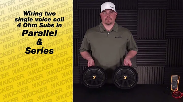 Subwoofer Wiring:  Wiring 2 SVC subs in Series and in Parallel