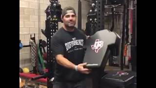 All football skill levels can use The Difference Striking Machine
