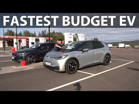 VW ID3 55 kWh 1000 km challenge - YouTube