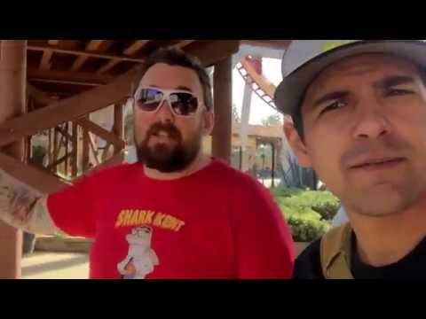Knotts Berry Farm - Jaguar ride through with Adam the Woo - Dueling Vlog