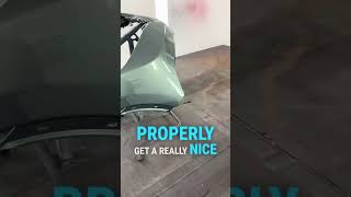 Inside the Paint Booth: Freshly Painted Bumpers | Knockout Collision Repair Chico, California