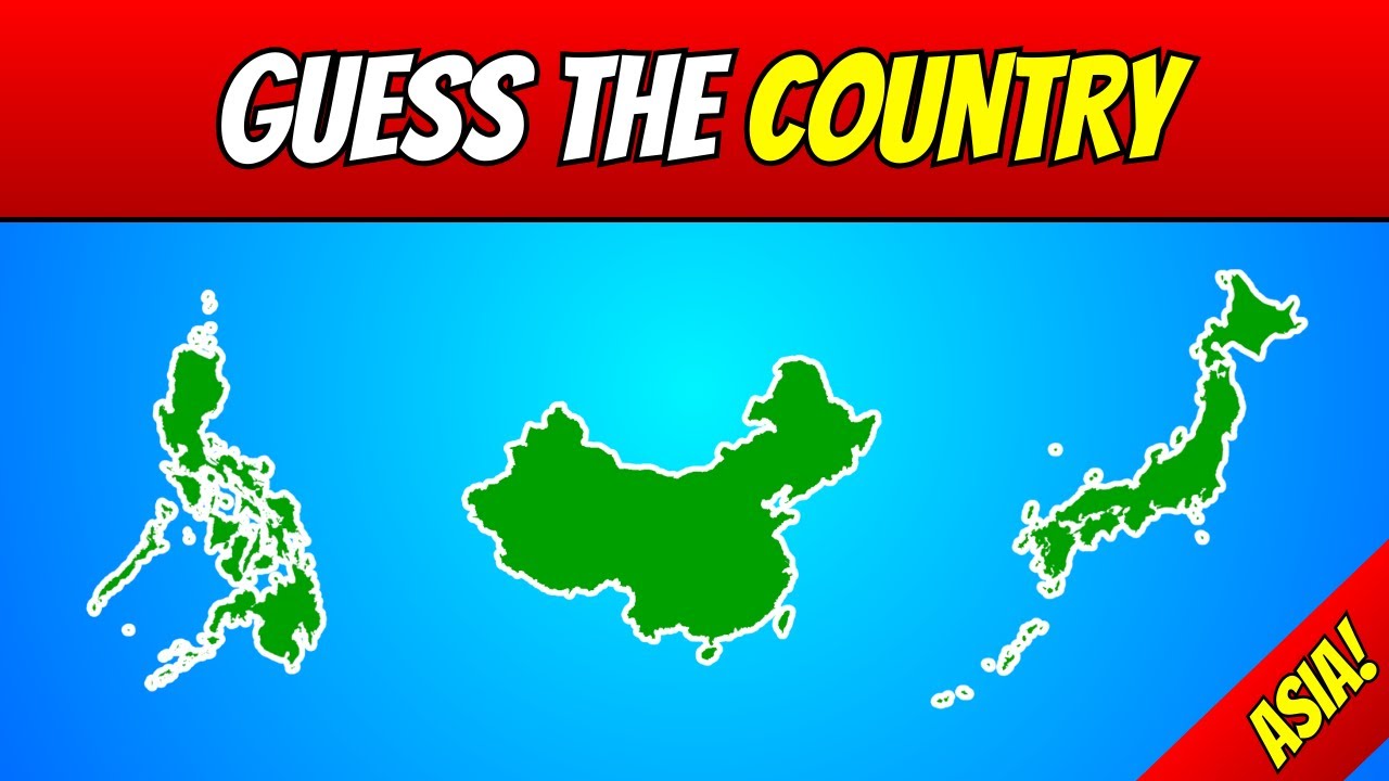 Asian Country Shapes Quiz | Guess the Country by Outline 🗺️ Geography Challenge!